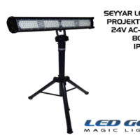 Led Go®EPS-80, Elit Serisi Seyyar SMDLED Projektör, 80W, 24V AC-DC, IP67