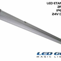 LED GO®LET-APC Serisi,LED Alüminyum Gövdeli Etanj Armatür, 24V,DC,IP65 (51,101cm Özel boy)