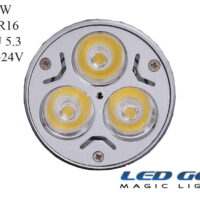 3w,12-24V DC MR16 Led Spot Ampül - Görsel 2